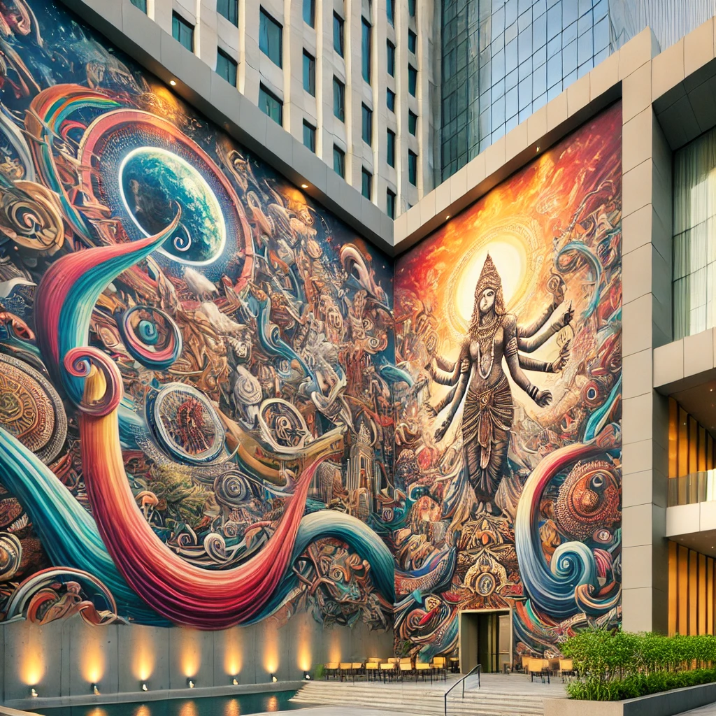 Mural Wall Painting in India