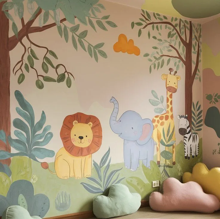Wall Design Bedroom for kids