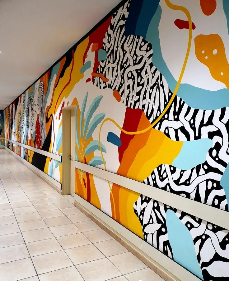 Professional wall design of lobby