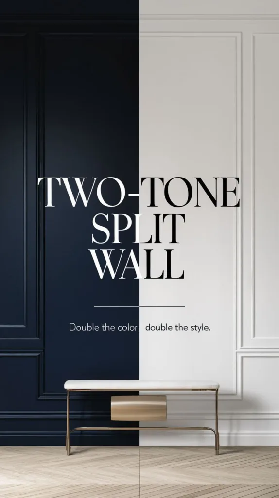 Two-Tone Walls design Idea