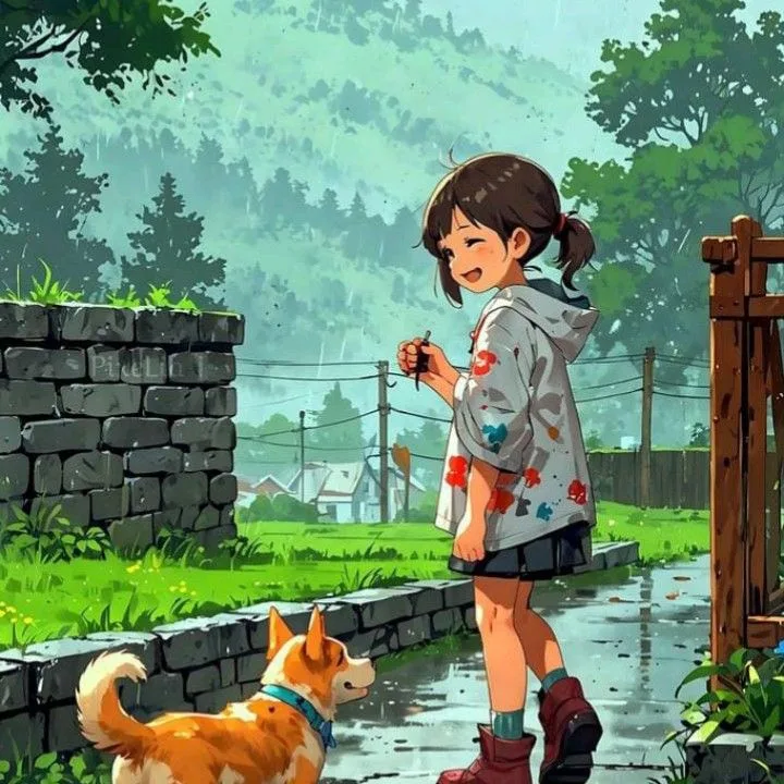 Ghibli magic by Nouka art