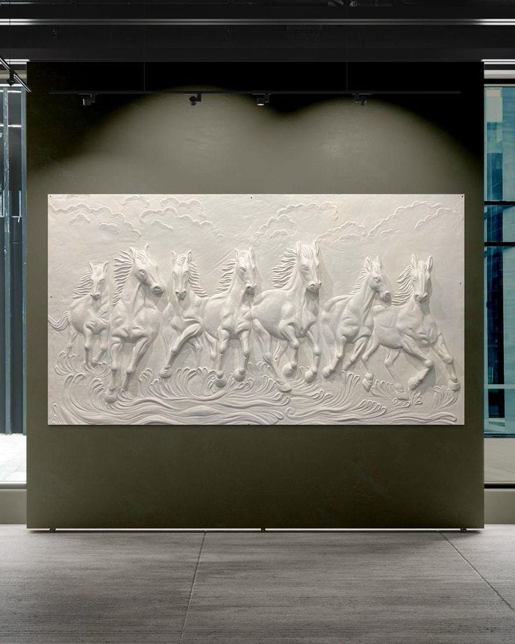 3D Relief Murals: Where Art Rises from the Wall