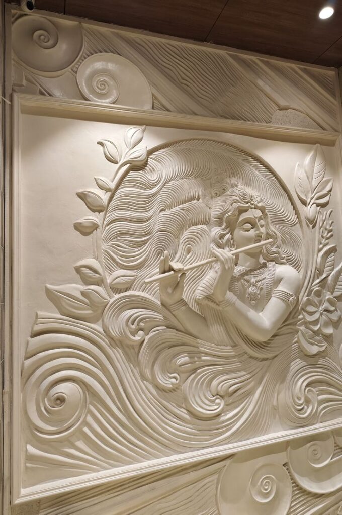 Lord Krishna Relief mural